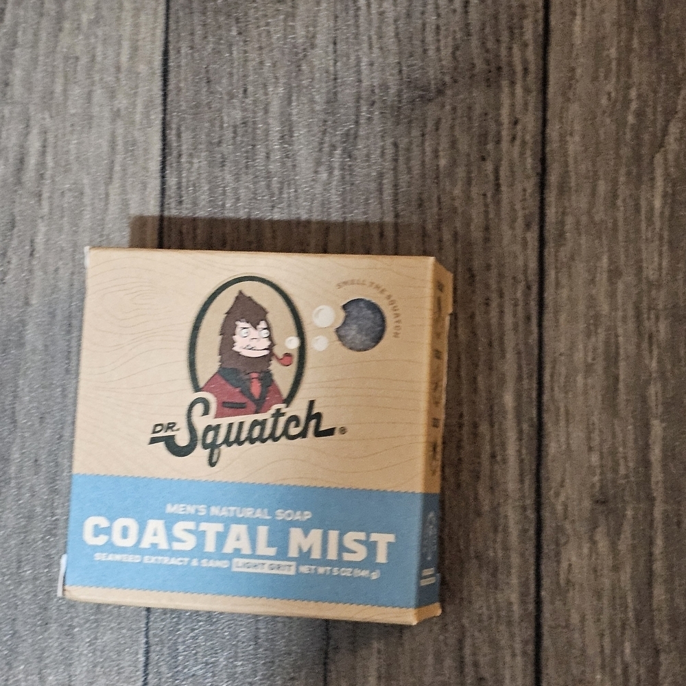 Dr. Squatch Coastal Mist Men's Natural Bar Soap 5oz | NEW | Fast Ship!